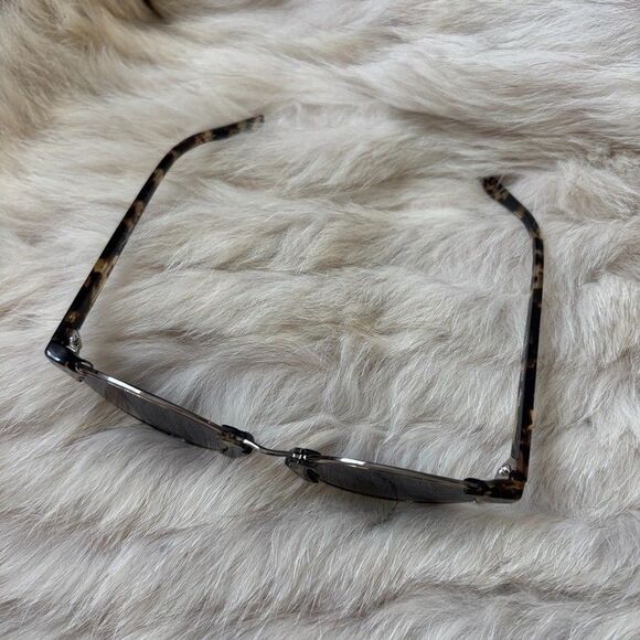 Bruno Chaussignand Compass Tortoise Round Sunglasses Handmade France 49-24 main image 7